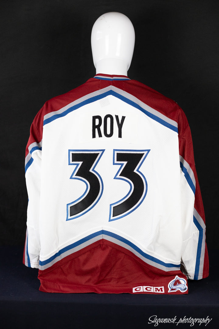 Starter Patrick Roy buy Colorado Avalanche Authentic Jersey Large Stitched White #33