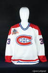PATRICK ROY - Twice Signed - Montreal Canadiens Jersey