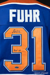 GRANT FUHR - Signed Edmonton Oilers Jersey