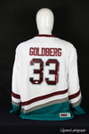 GREG GOLDBERG - Signed Mighty Ducks Jersey