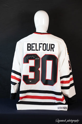 ED BELFOUR - Chicago Blackhawks Jersey
