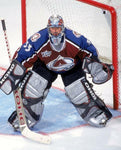 PATRICK ROY - Colorado Avalanche Mountain Faces Mask UNSIGNED