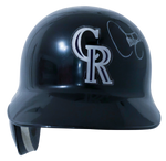 LARRY WALKER Signed Colorado Rockies Helmet