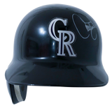 LARRY WALKER Signed Colorado Rockies Helmet