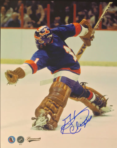 GLENN CHICO RESCH Signed New York Islanders Photo