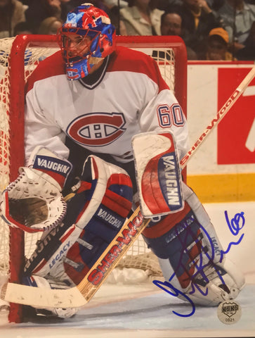JOSE THEODORE Signed Montreal Canadiens Photo