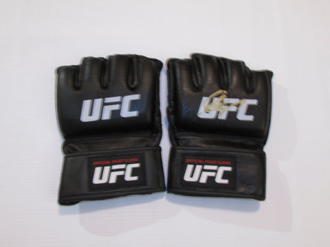 GEORGES ST-PIERRE AUTOGRAPHED OFFICIAL FIGHT GLOVES PAIR