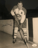 DICKIE MOORE Signed Montreal Canadiens PHOTO