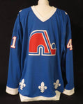 JOCELYN THIBAULT - Signed Quebec Nordiques Jersey