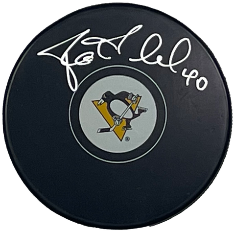 PATRICK LALIME Pittsburgh Penguins Signed Puck