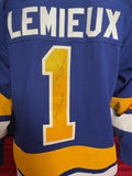 DENIS LEMIEUX Charlestown Chiefs Blue Jersey